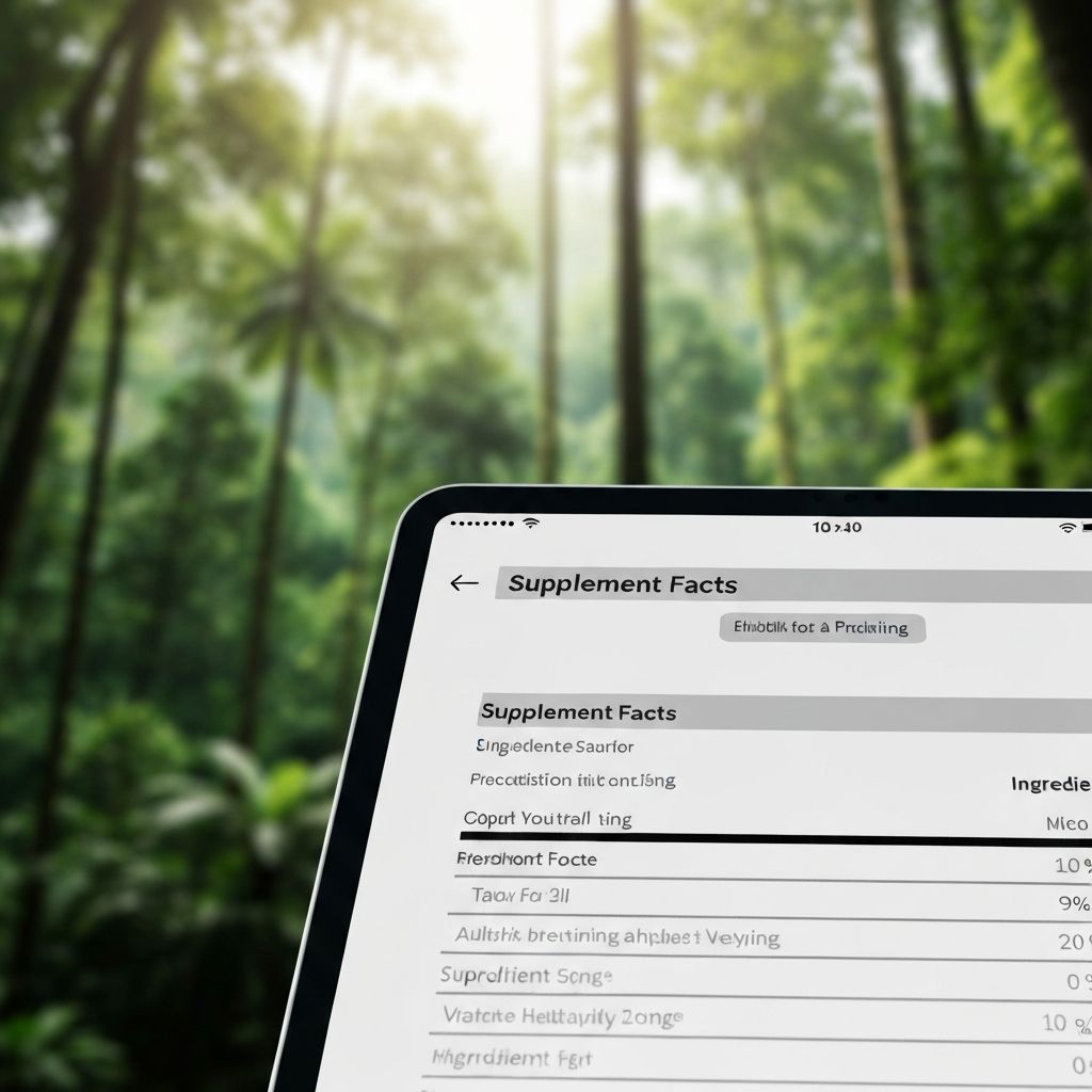 Product information overview